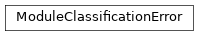 Inheritance diagram of timor.utilities.module_classification.ModuleClassificationError
